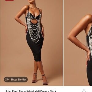 Ariel Black Pearl dress brand new